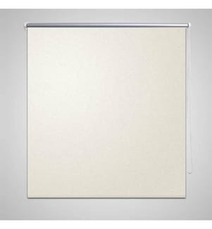 Store enrouleur occultant 120 x 230 cm crème