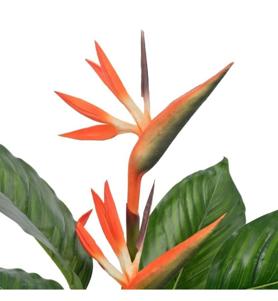 Künstliche Pflanze Strelitzia mit Topf Rot 100 cm