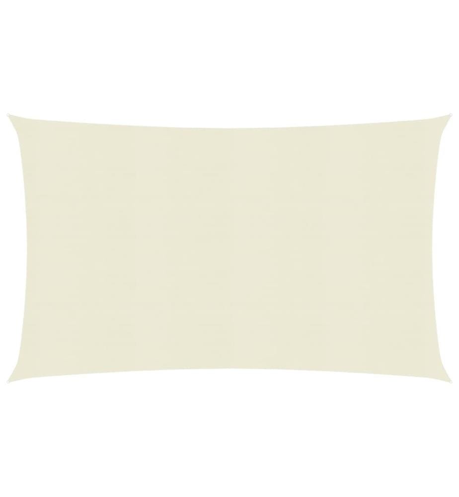 Sonnensegel 160 g/m² Creme 2,5x4 m HDPE