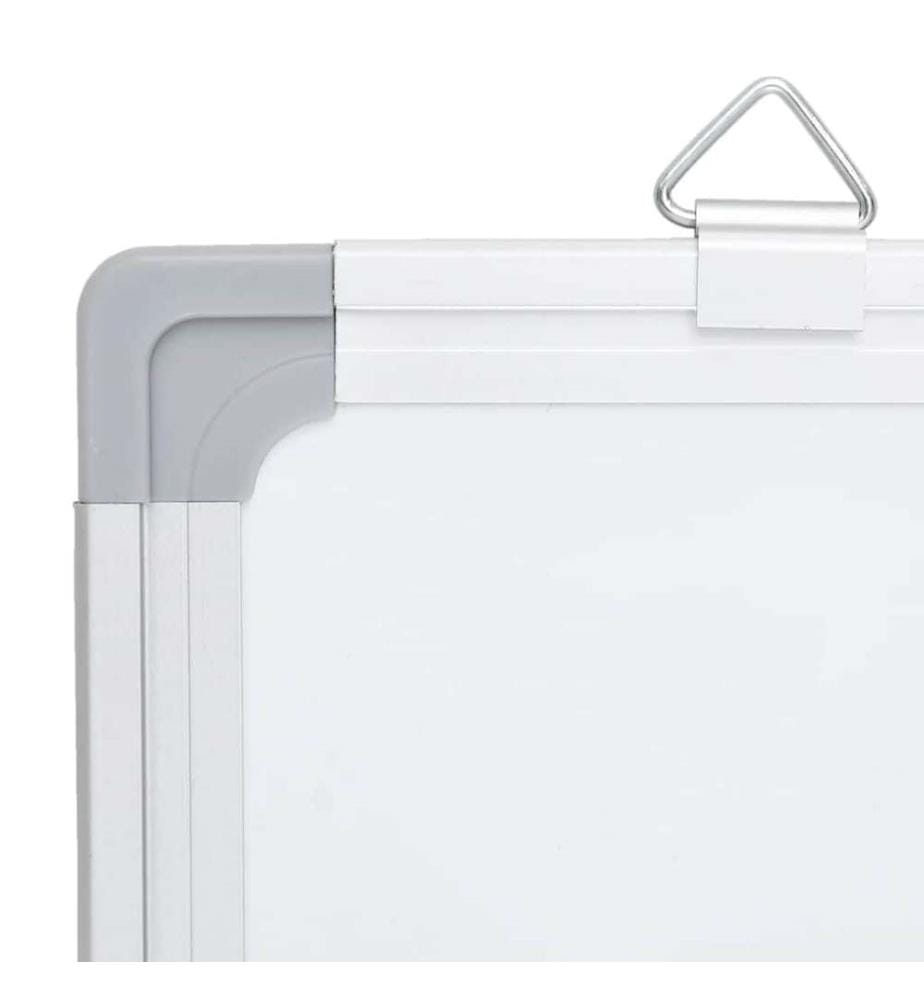 Tableau blanc magnétique pliable 120x100x1,7 cm aluminium