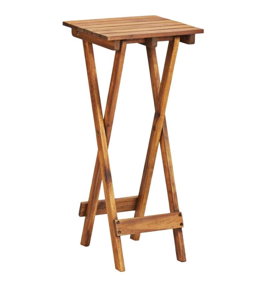 Support pour plantes 30x30x67 cm Bois d'acacia solide