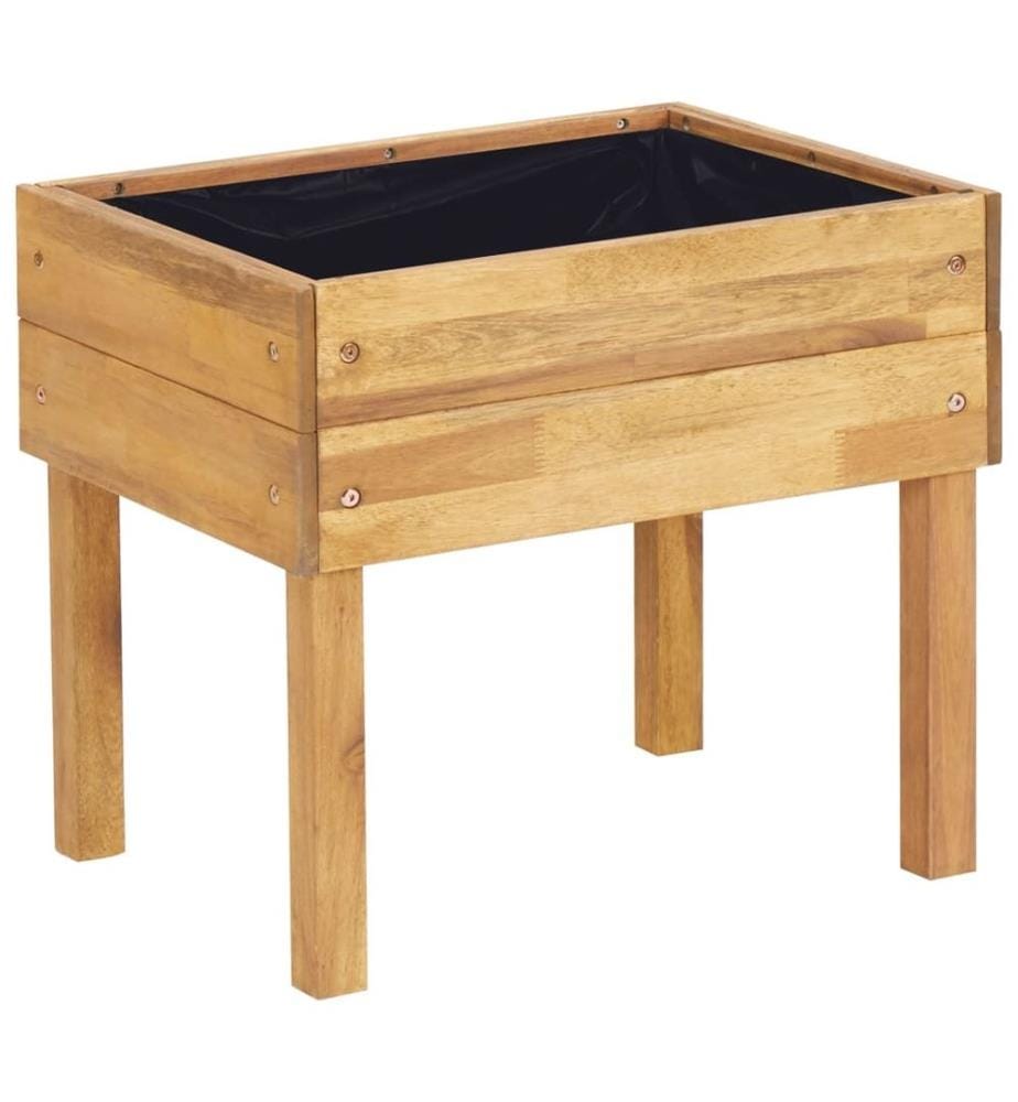 Jardinière surélevée 50x40x45 cm Bois massif d'acacia