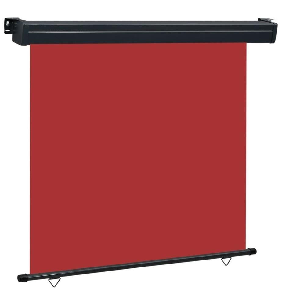 Balkon-Seitenmarkise 160 × 250 cm Rot