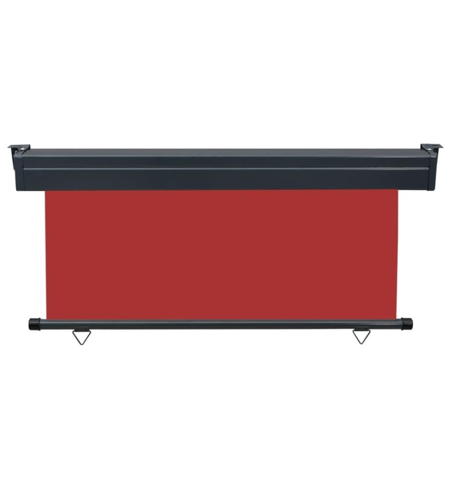 Balkon-Seitenmarkise 160 × 250 cm Rot