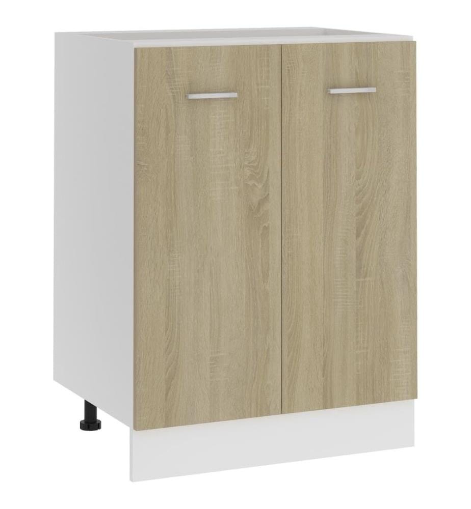 Unterschrank Sonoma-Eiche 60x46x81,5 cm Holzwerkstoff