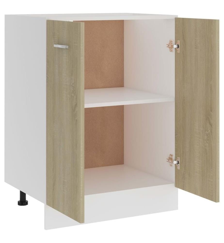 Unterschrank Sonoma-Eiche 60x46x81,5 cm Holzwerkstoff