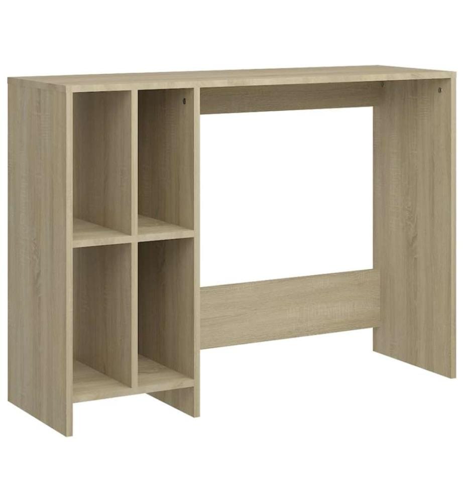 Computertisch Sonoma-Eiche 102,5x35x75 cm Holzwerkstoff