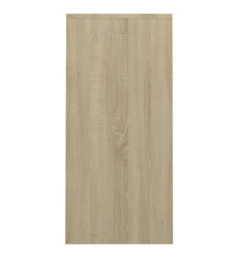 Computertisch Sonoma-Eiche 102,5x35x75 cm Holzwerkstoff