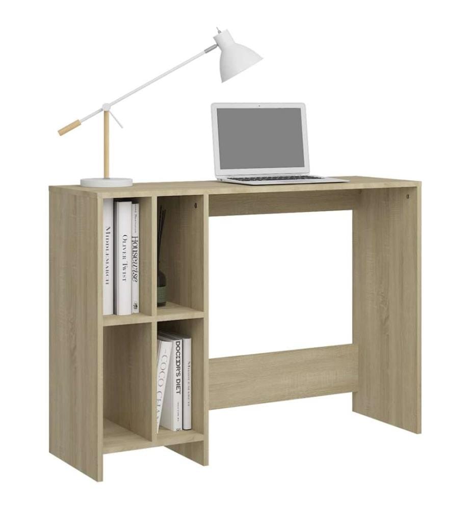 Computertisch Sonoma-Eiche 102,5x35x75 cm Holzwerkstoff