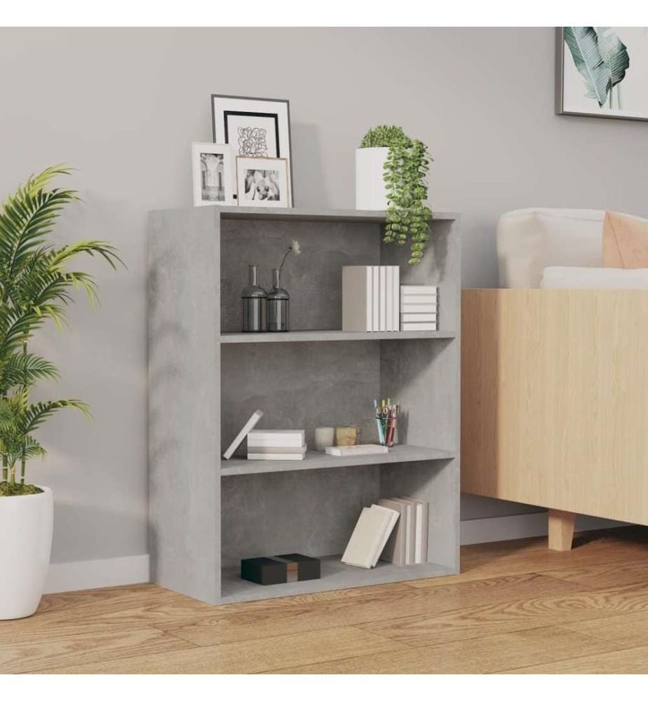 Hängeschrank Betongrau 69,5x32,5x90 cm