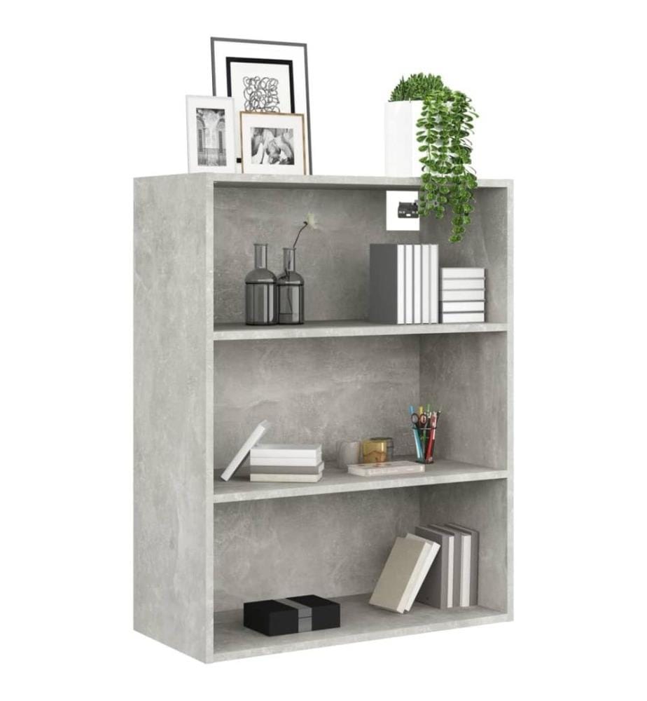 Hängeschrank Betongrau 69,5x32,5x90 cm