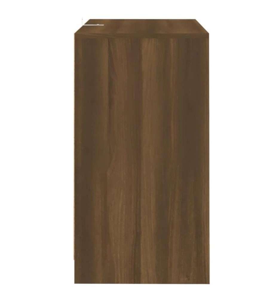 Sideboard Braun Eichen-Optik 70x41x75 cm Holzwerkstoff