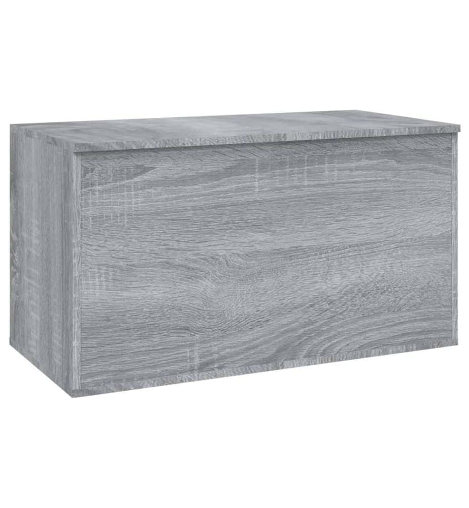 Aufbewahrungstruhe Grau Sonoma 84x42x46 cm Holzwerkstoff