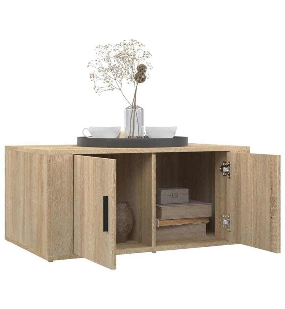 Couchtisch Sonoma-Eiche 80x50x36 cm Holzwerkstoff
