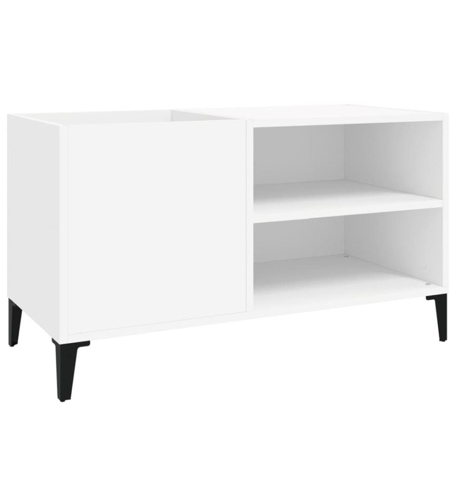 Plattenschrank Weiss 84,5x38x48 cm Holzwerkstoff