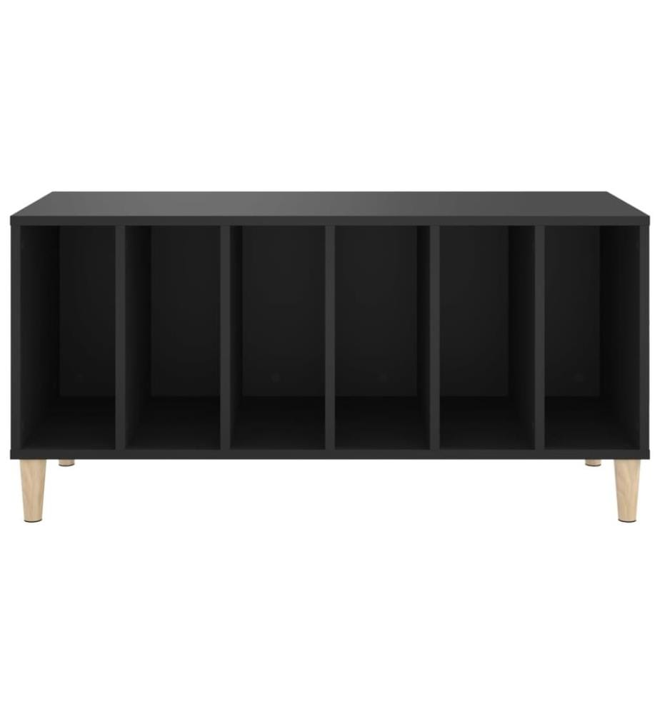Plattenschrank Schwarz 100x38x48 cm Holzwerkstoff