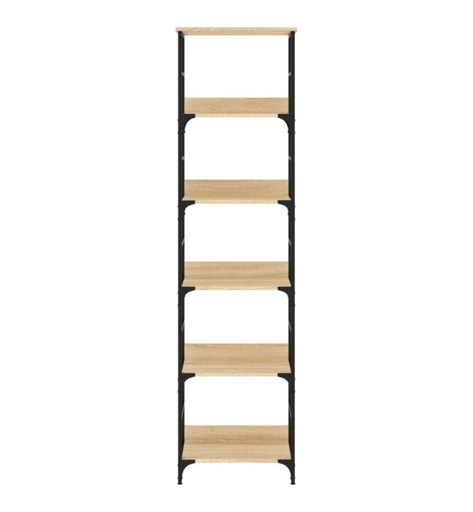 Bücherregal Sonoma-Eiche 50x33x188,5 cm Holzwerkstoff