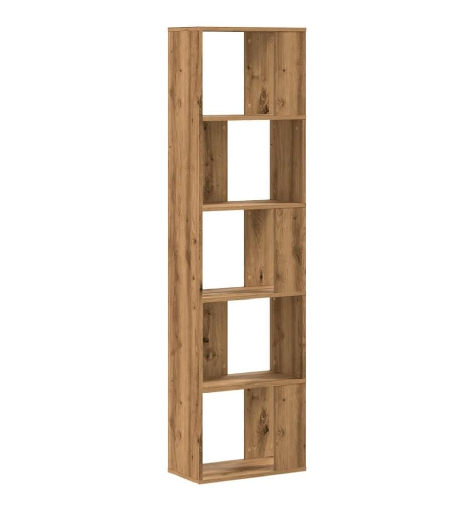 Bücherregal 5 Böden Artisan-Eiche 45x23,5x162,5 Holzwerkstoff