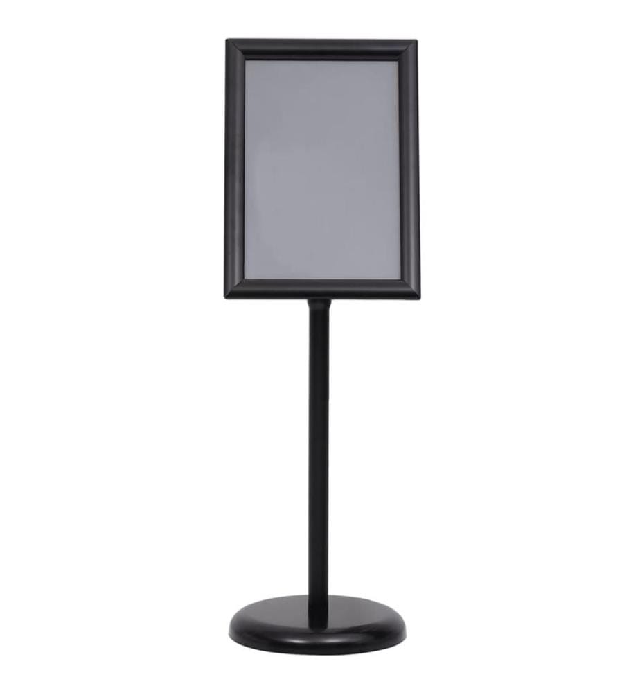 A3-Plakatständer Schwarz Aluminiumlegierung