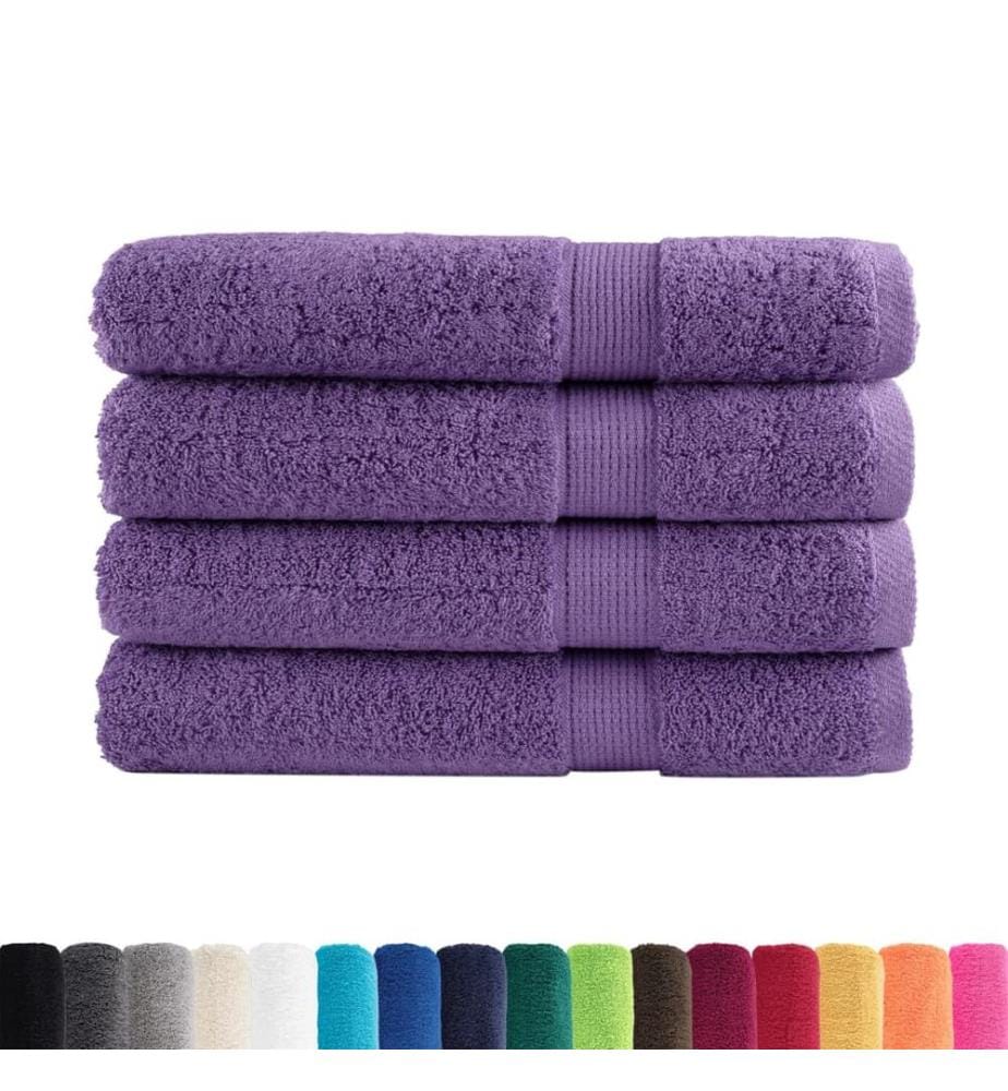 Serviettes de qualité supérieure SOLUND 4 pcs violet 600 g/m²