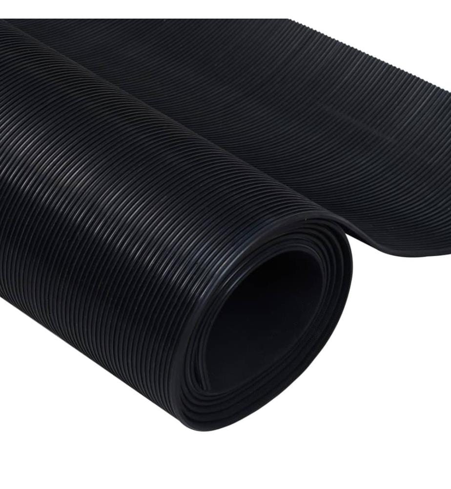 Gummimatte Anti-Rutsch 2 x 1 m Geriffelt