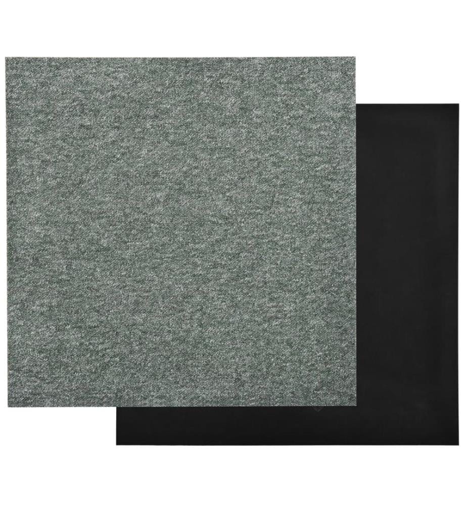 Teppichfliesen 20 Stk. 5 m² 50x50 cm Grün