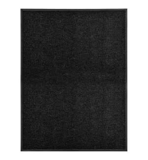 Fussmatte Waschbar Schwarz 90x120 cm