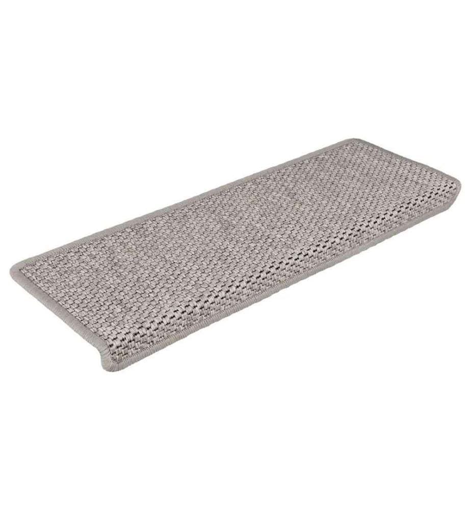 Treppenmatten Selbstklebend Sisal-Optik 15 Stk. 65x21x4 cm