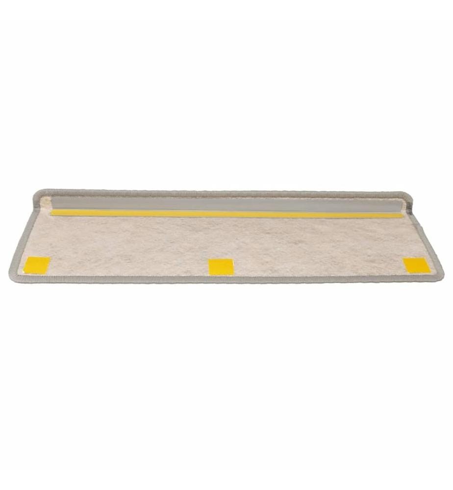 Treppenmatten Selbstklebend Sisal-Optik 15 Stk. 65x21x4 cm