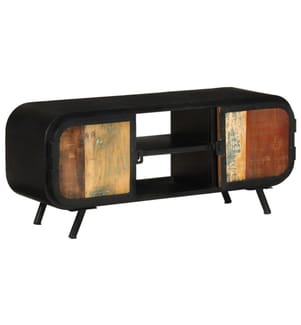 TV-Schrank 110x30x45 cm Altholz Massiv