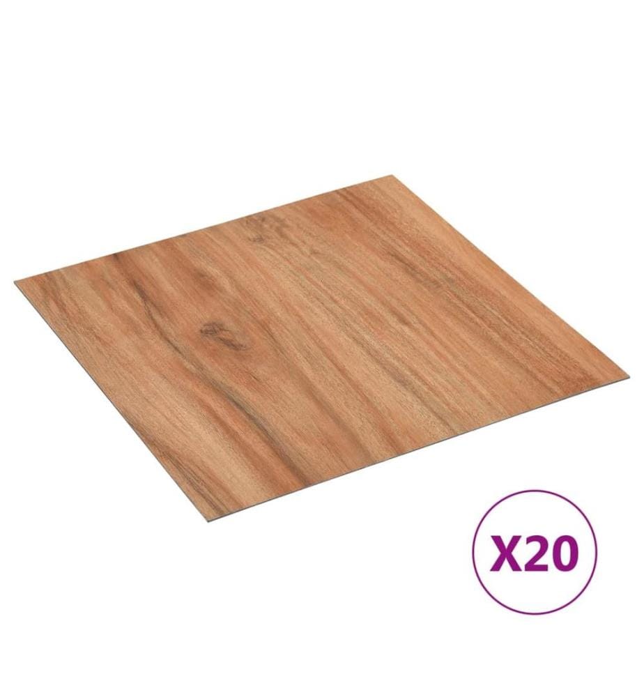 PVC-Fliesen Selbstklebend 20 Stk. 1,86 m² Holz-Optik