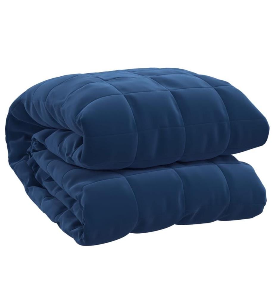 Couverture lestée Bleu 120x180 cm 5 kg Tissu