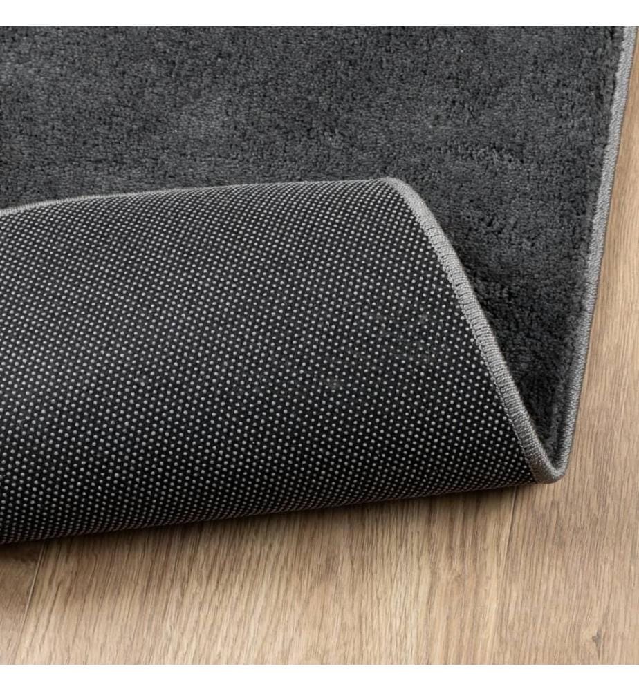 Teppich OVIEDO Kurzflor Anthrazit 200x280 cm