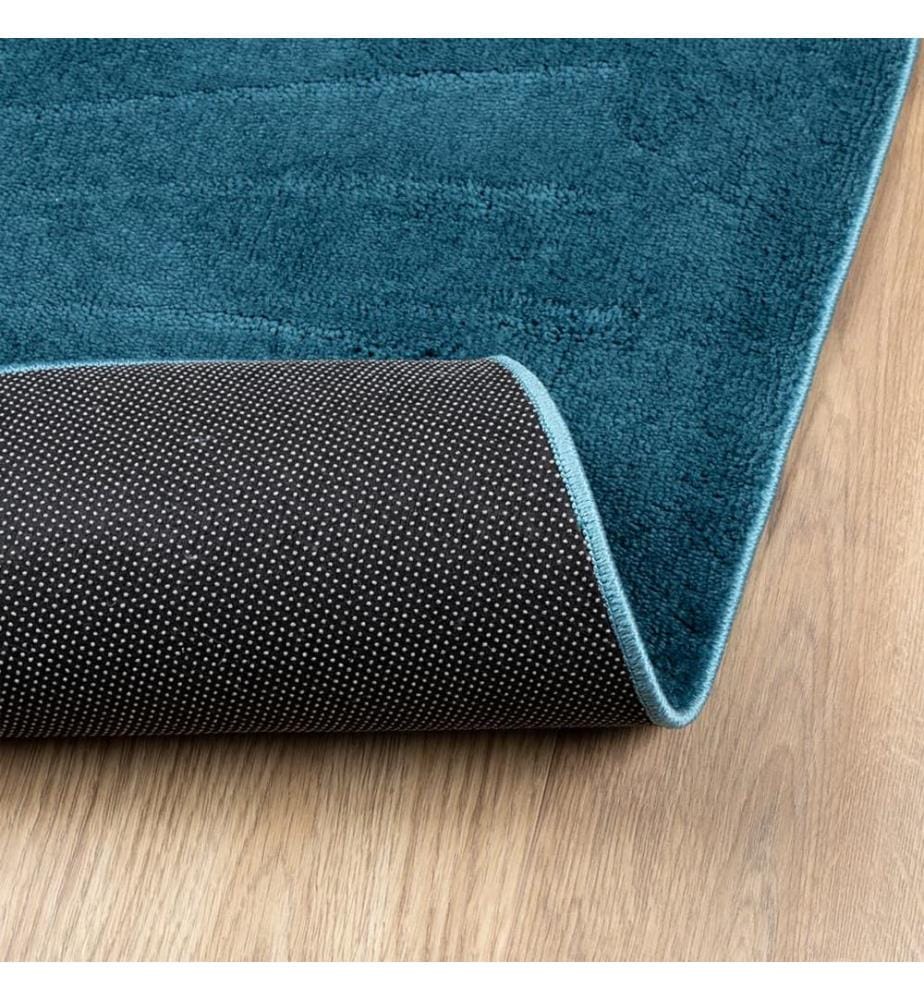 Teppich OVIEDO Kurzflor Türkis 200x200 cm