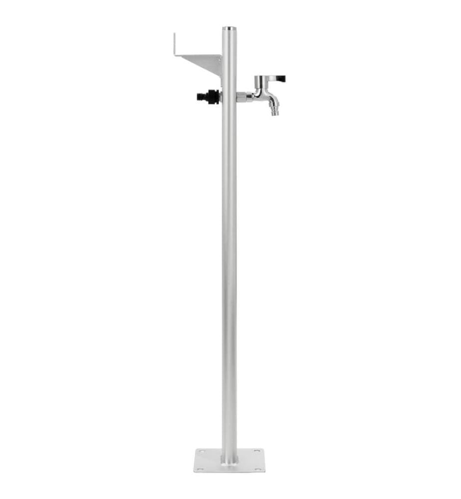 Garten-Wassersäule Aluminium 95 cm