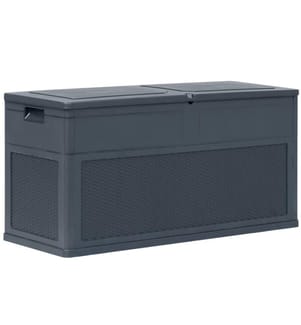 Boîte de rangement de jardin 320 L Anthracite
