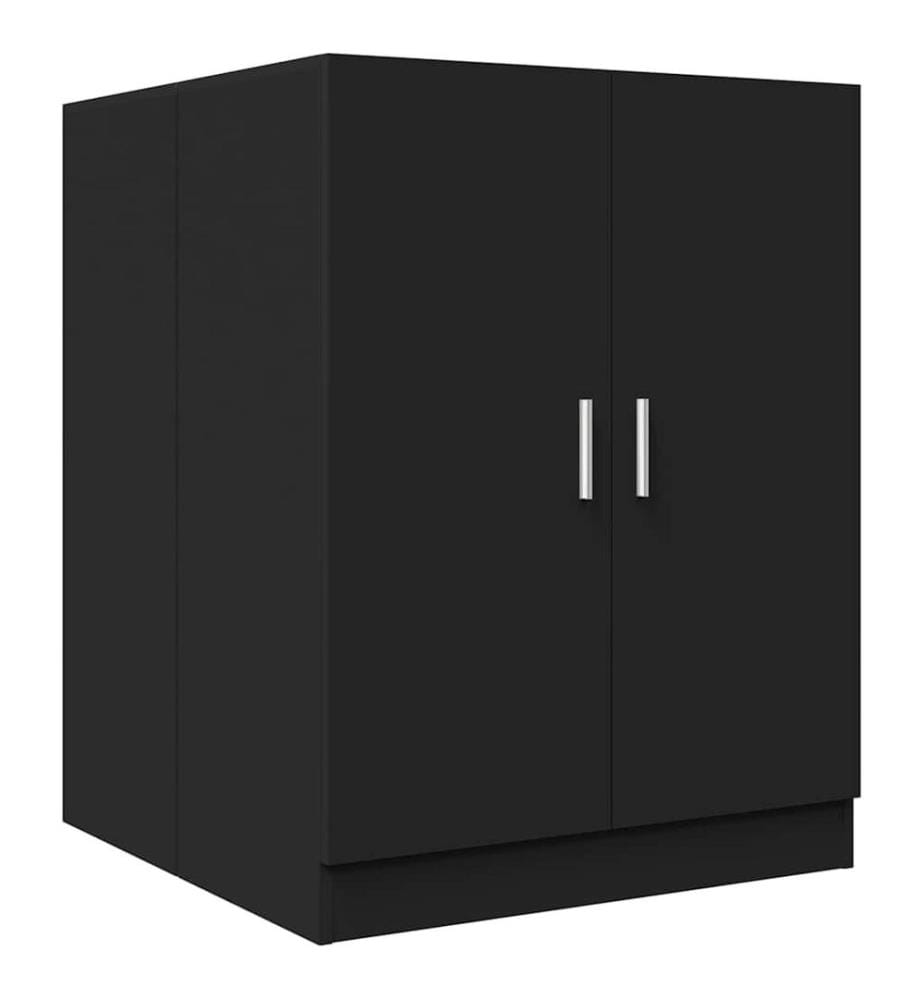 Meuble pour machine à laver Noir 71x71,5x91,5 cm