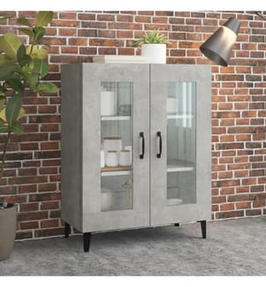 Sideboard Betongrau 69,5x34x90 cm Holzwerkstoff