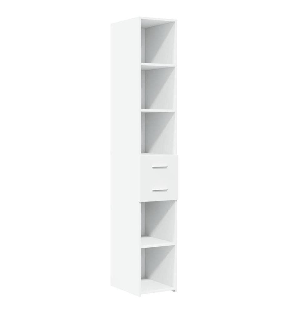 Highboard Weiss 30x42,5x185 cm Holzwerkstoff