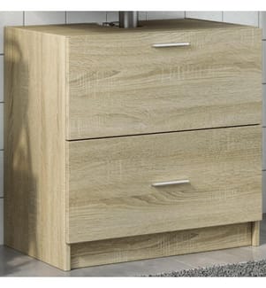 Armoire d'évier chêne sonoma 59x37x59 cm bois d'ingénierie