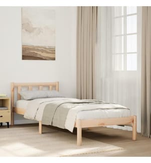 Massivholzbett Extra Lang ohne Matratze 100x210 cm Kiefernholz