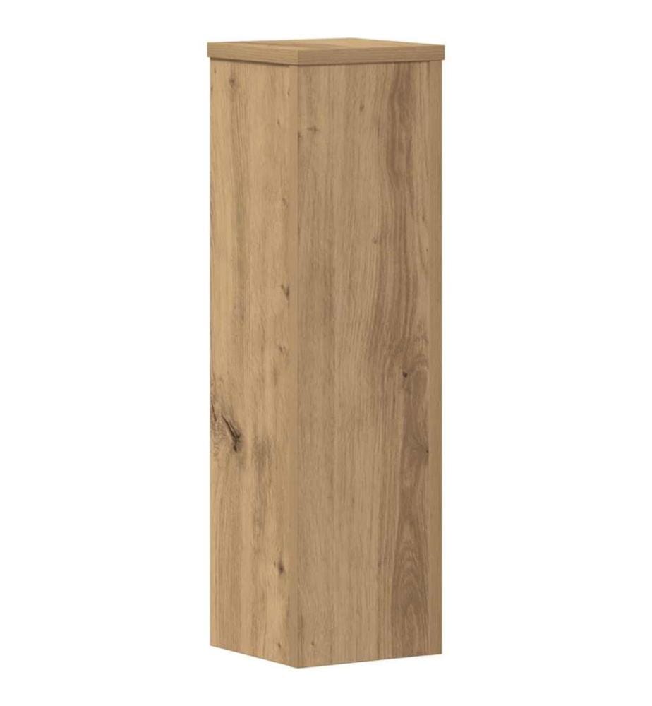 Pflanzenständer 2 Stk. Artisan-Eiche 17x17x60 cm Holzwerkstoff