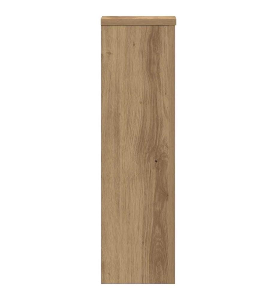 Pflanzenständer 2 Stk. Artisan-Eiche 17x17x60 cm Holzwerkstoff