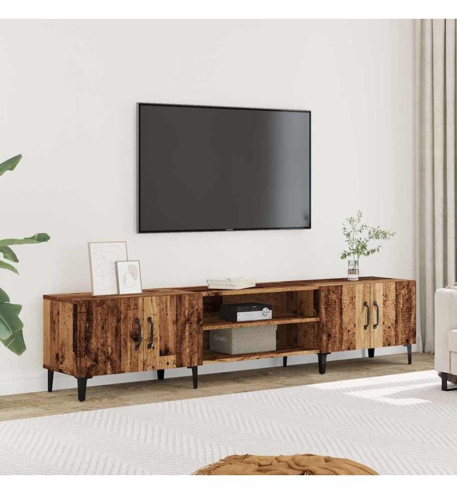 TV-Schrank Altholz-Optik 180x31,5x40 cm Holzwerkstoff