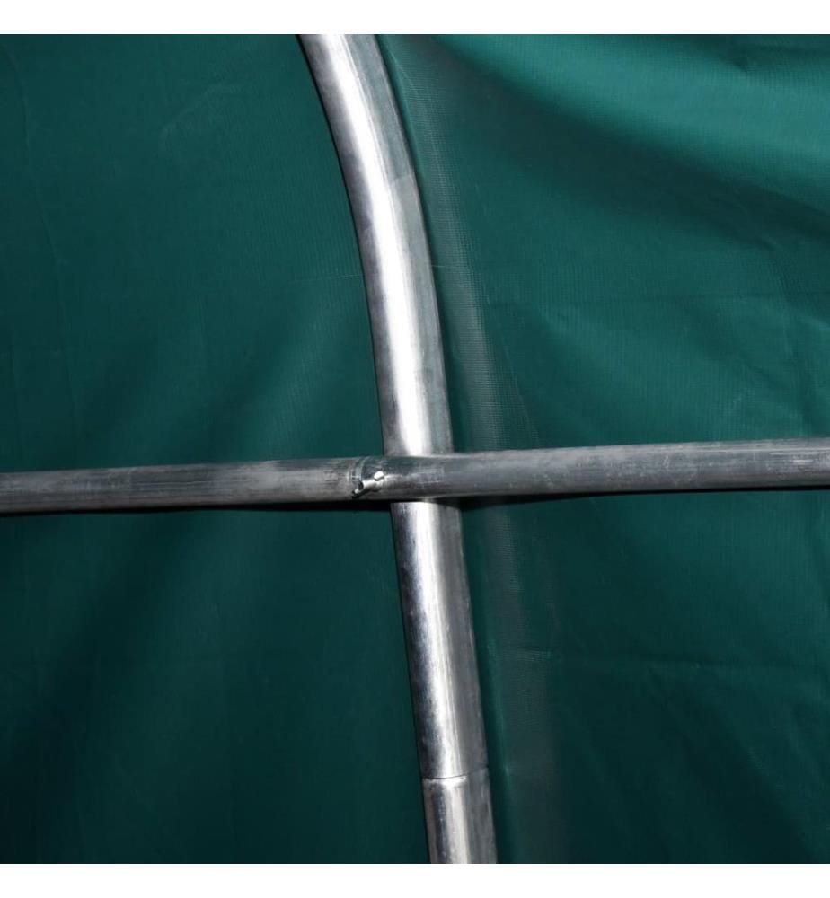 Weidezelt PVC 550 g/m² 3,3×3,2 m Dunkelgrün