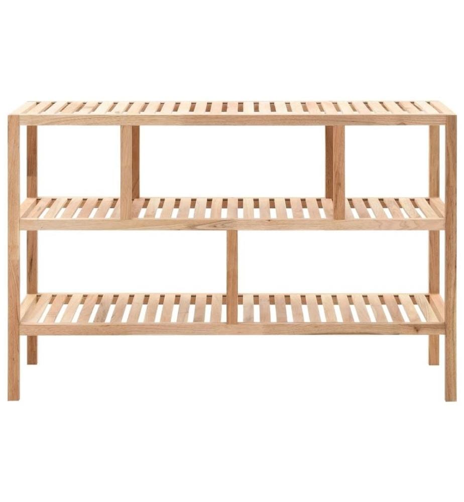 Badezimmer-Regal Walnussholz massiv 100x40x65 cm