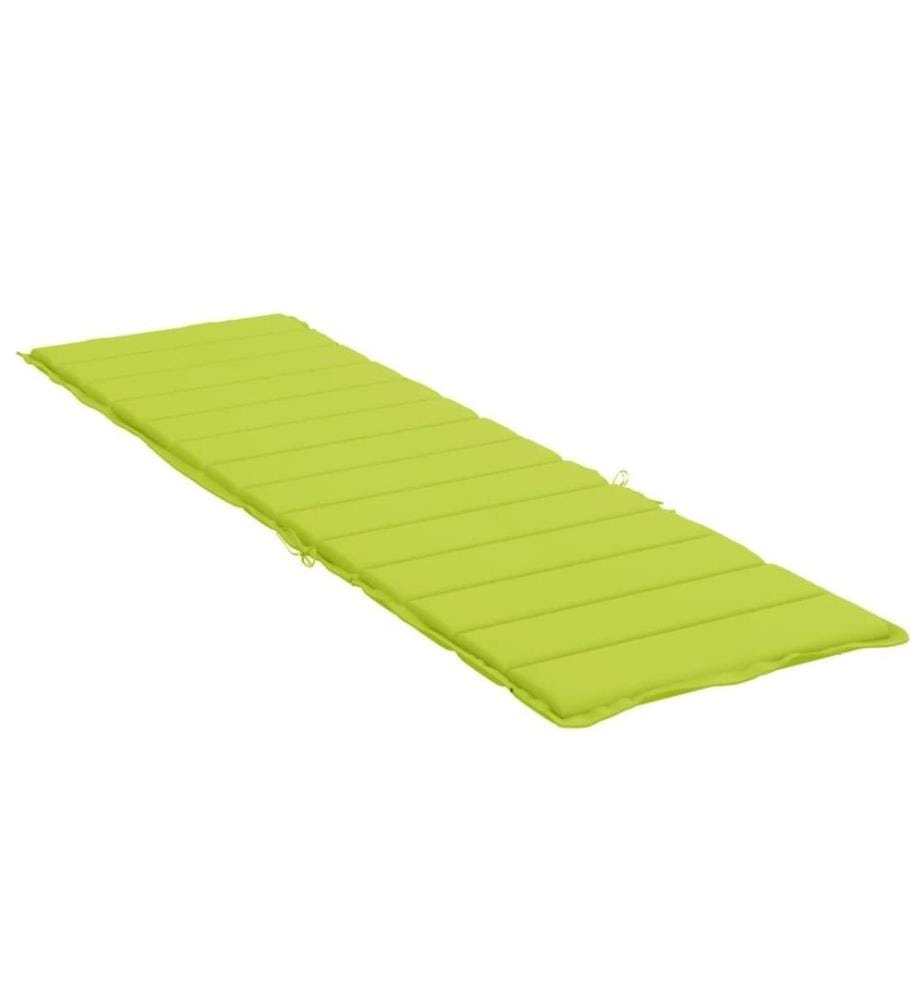 Sonnenliegen-Auflage Hellgrün 200x60x3 cm Oxford-Gewebe