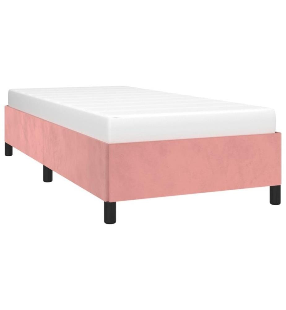 Bettgestell Rosa 90x190 cm Samt