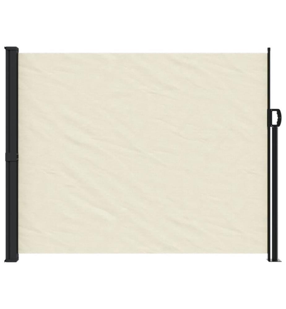 Auvent latéral rétractable crème 160x300 cm