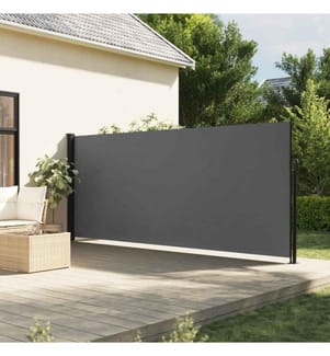 Seitenmarkise Ausziehbar Anthrazit 160x500 cm